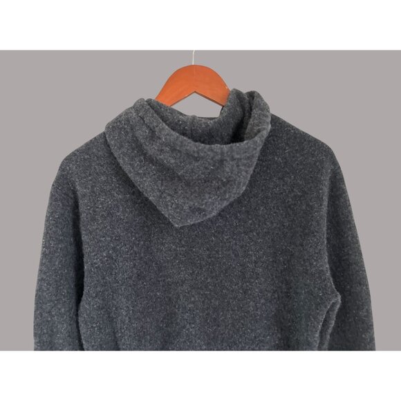 Everlane Wool Sweater Women’s Size XS Hoodie Pullover Gray Knit Pouch - Picture 6 of 8